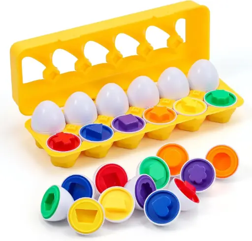 Set Vezesh me Ngjyra dhe Forma – Puzzle Edukativ 12 Cope