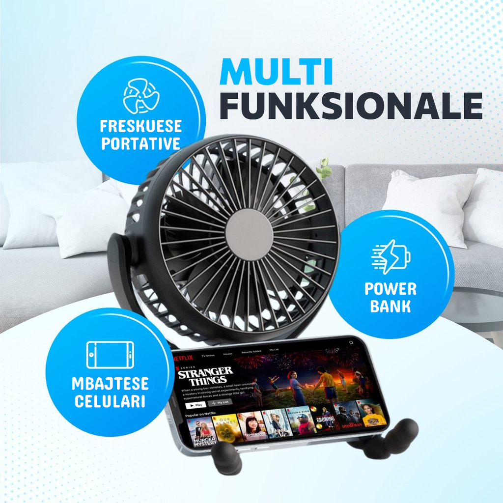 Portable Fan for Baby Stroller