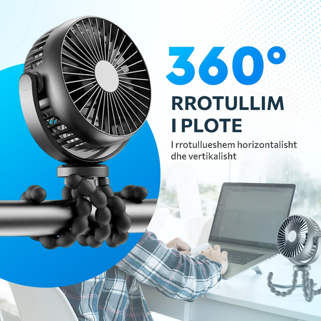 Portable Fan for Baby Stroller